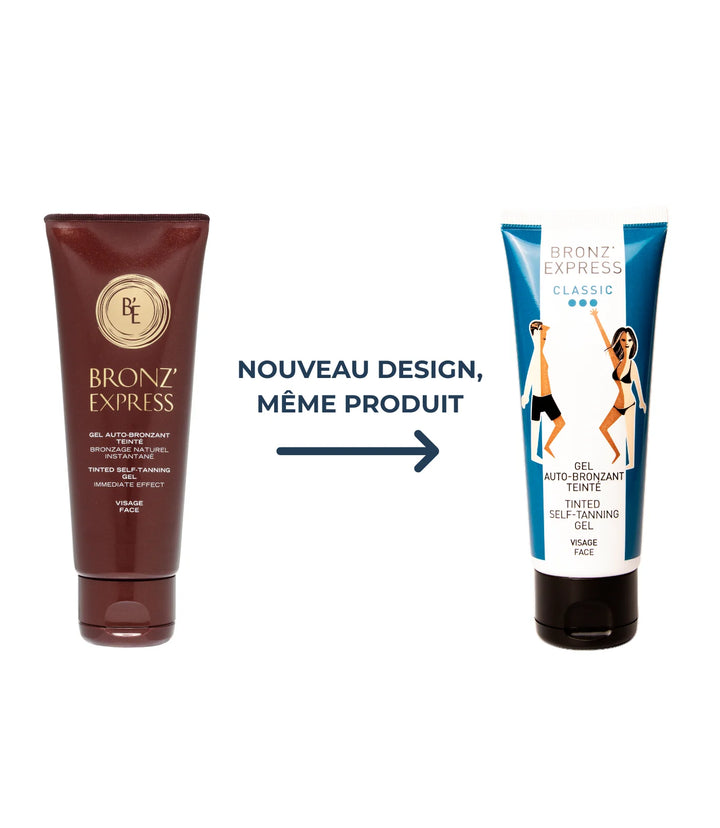 Toonitud isepruunistav geel